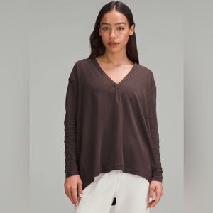 Lululemon Back In Action Long Sleeve V-Neck
